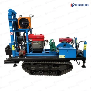 DH-Mini150m Track type Dual-Purpose Water-Air Drilling Rig